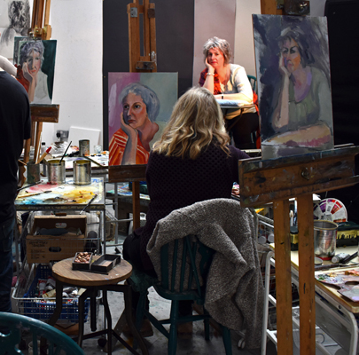 Portrait Painting Art Courses Wales